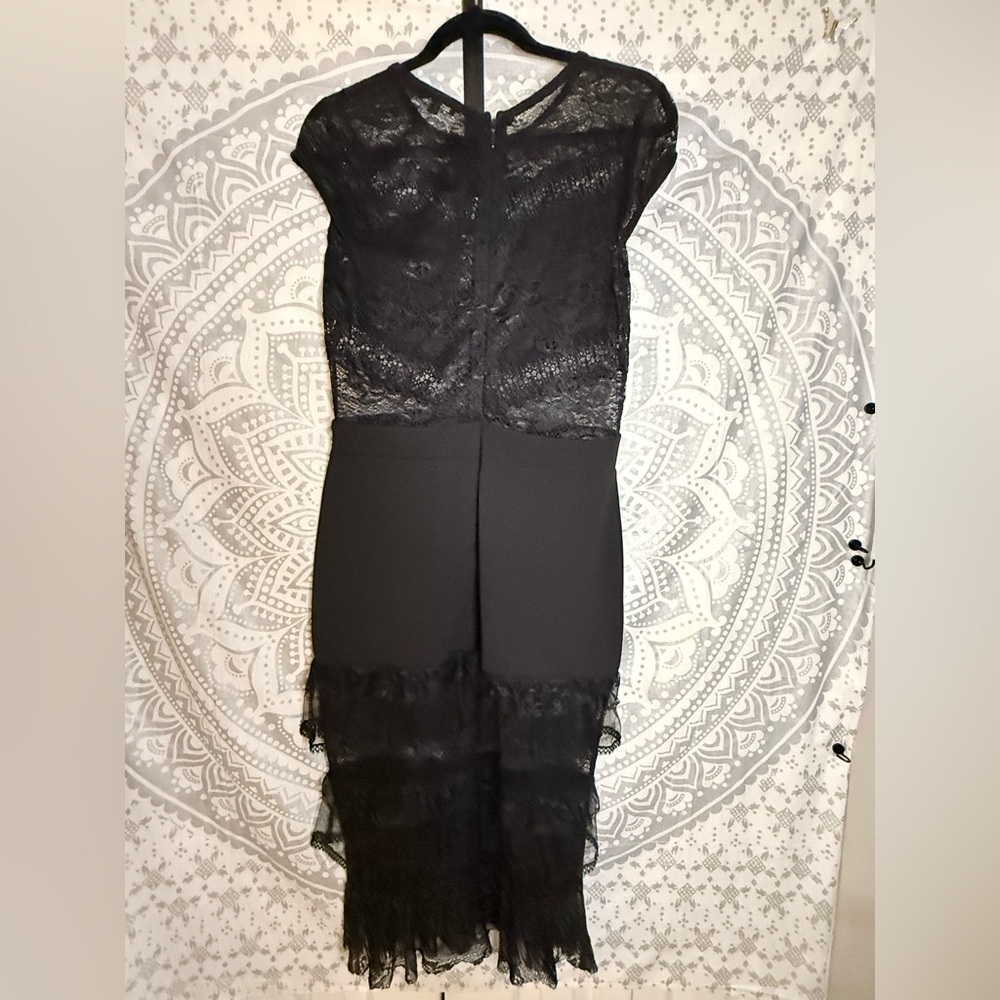 Fashion Nova Black Lace Midi Dress - Picture 2 of 5